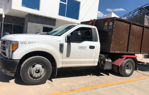 CIMEF camiones roll off vehículo